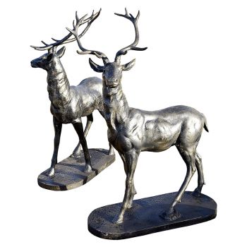 Life-Size Cast Iron Stag