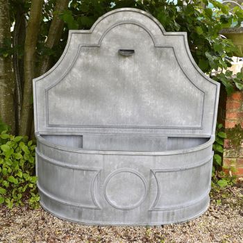 Curved Zinc Wall Fountain