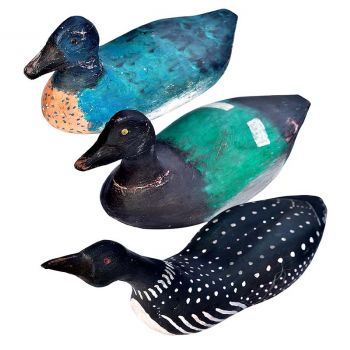 Collection of Wooden Ducks