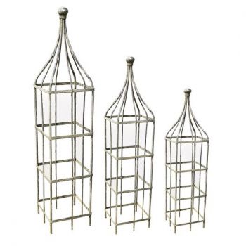 Square Metal Obelisks