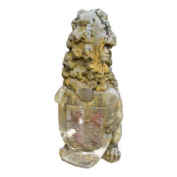 Rare Marble Armorial Lion