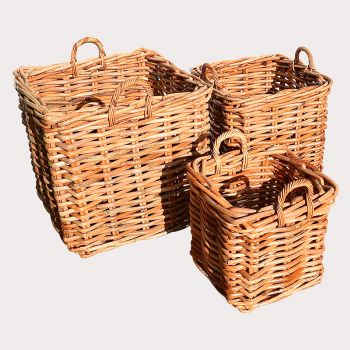 Chunky Square Handled Baskets