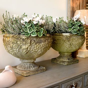 Decorative Floral Urns