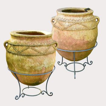 Handled Terracotta Pots