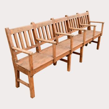 Five Seat Teak Bench