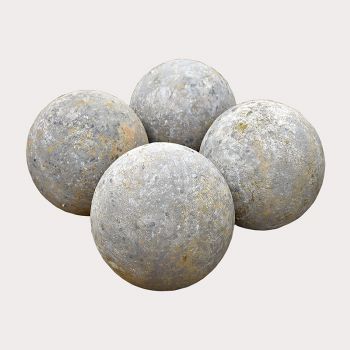 Set of Four Sandstone Spheres