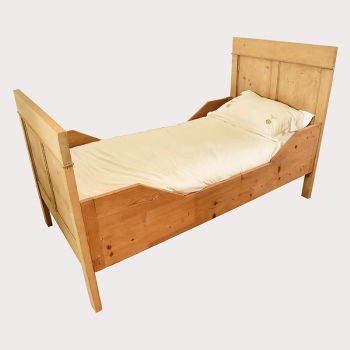 Pine Sleigh Bed