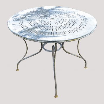 Garden Art Plus Ltd : Pierced Top Zinc Bistro Table
