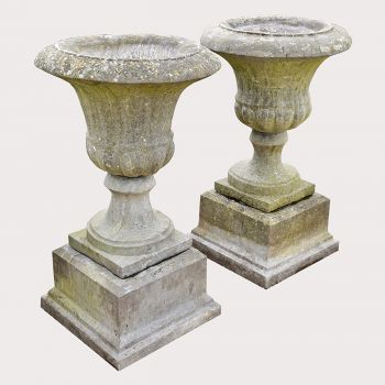 Generous Sized Marble Urns