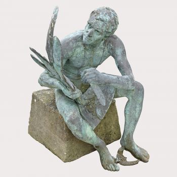 Life-Size Seated Icarus