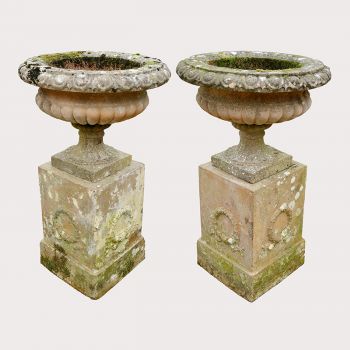 Urns on Terracotta Bases