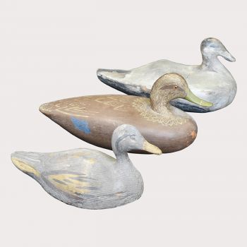 Wooden Decoy Ducks 