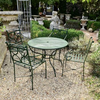 Dark Green Bistro Set