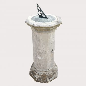 Octagonal Bronze Sundial