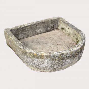 Large D-Shaped Sink