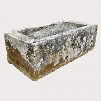 Large Mossy Limestone Trough