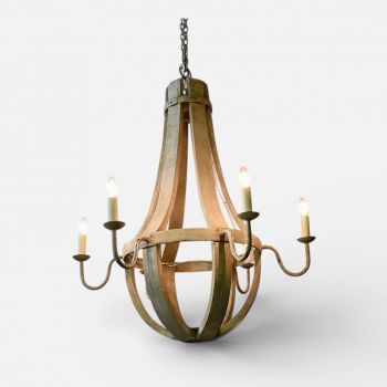 Wooden Hanging Light