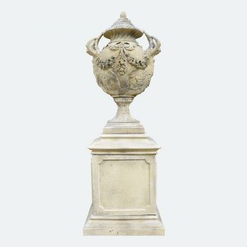 Monumental Lidded Urn