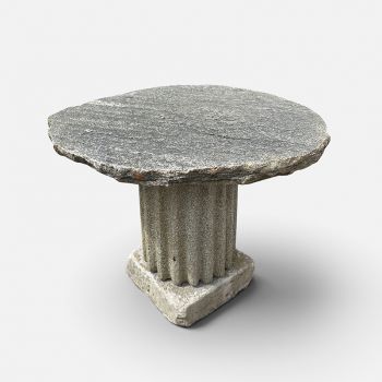 Fluted Mill Stone Table 