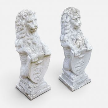 Pair of Armorial Lions 