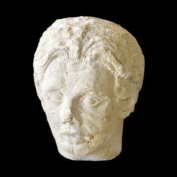 Alexander the Great - Classical Carved Stone Head 