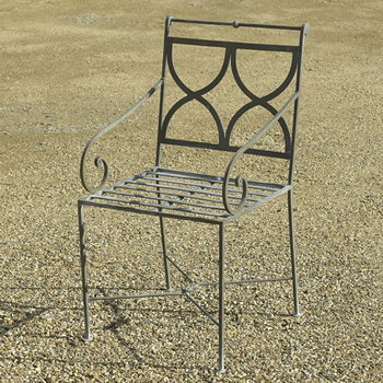 Metal Scroll Chair